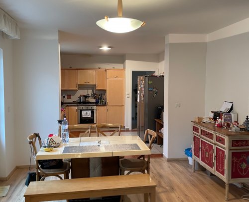 kitchen with dining area